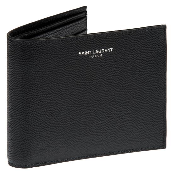 26SS 생로랑 로고 이스트/웨스트 반지갑 396307BTY0N 1000 Black 1000 - SAINT LAURENT