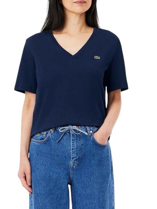 26SS 라코스테 반팔 티셔츠 TF7300166 Blue - LACOSTE