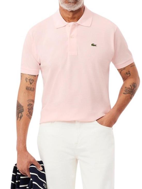 26SS 라코스테 클래식 핏 피케 폴로 셔츠 L1212T03 Light Pink - LACOSTE