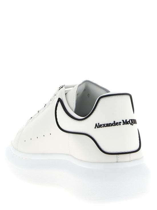 26SS 알렉산더 맥퀸 오버사이즈드 스니커즈 625156WIAII9074 White Black - ALEXANDER MCQUEEN