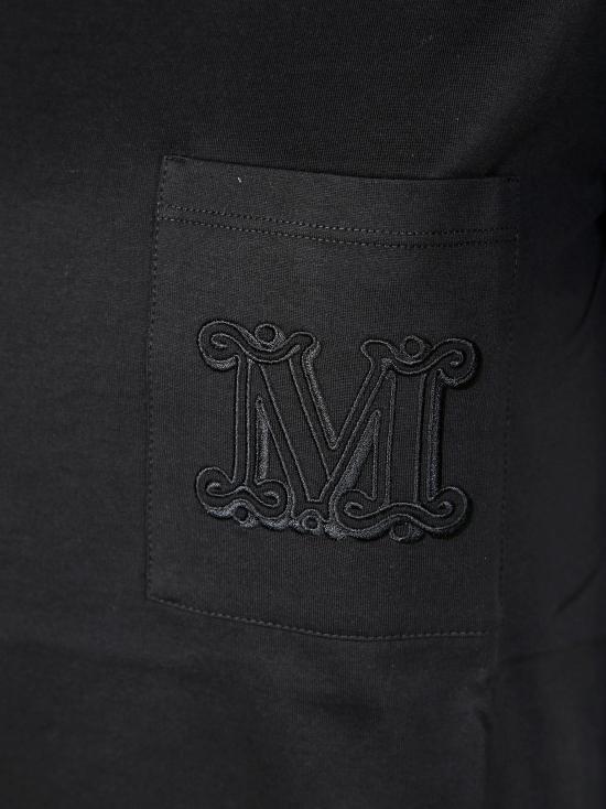 25FW 막스마라 반팔 티셔츠 2521946041600 002 NERO - MAX MARA