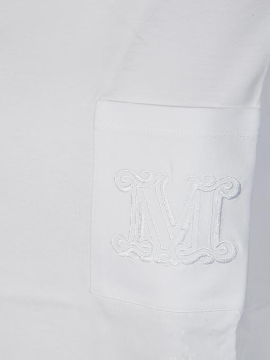 25FW 막스마라 반팔 티셔츠 2521946041600 001 BIANCO - MAX MARA