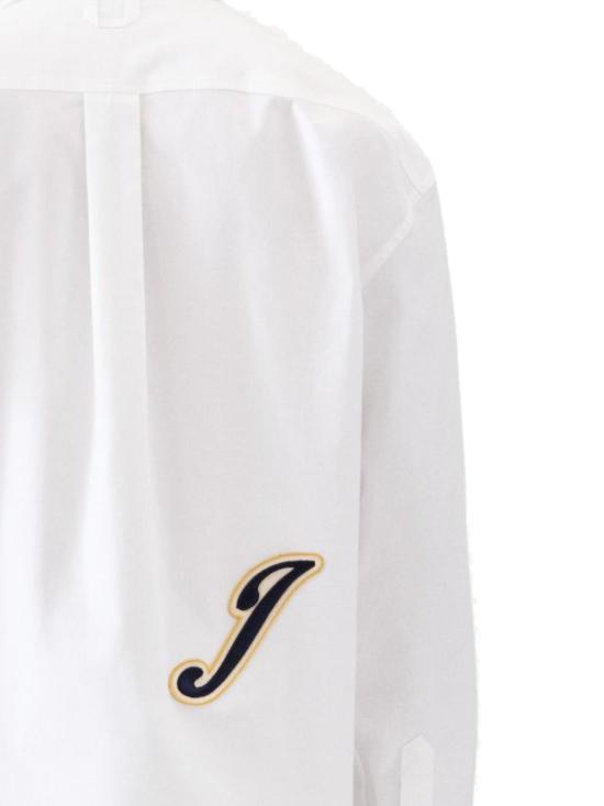 25FW 자크뮈스 셔츠 SHM00541AW00291 1KY VARSITY PATCH WHITE - JACQUEMUS