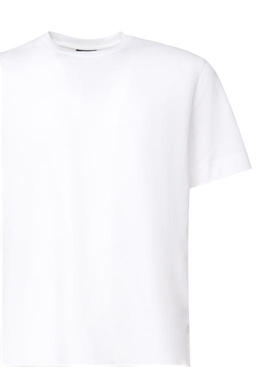 25FW 에르메네질도제냐 반팔 티셔츠 UG360A2 G765NLN00 White - ERMENEGILDO ZEGNA