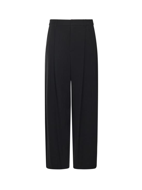 25FW 에스막스마라 스트레이트 팬츠 2529136051600 002 Black