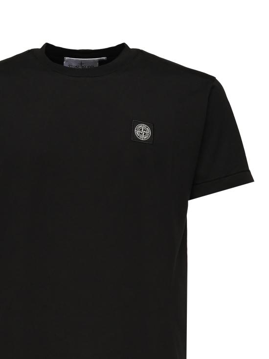 25FW 스톤 아일랜드 반팔 티셔츠 K2S152100027 S0013V0029 Black - STONE ISLAND