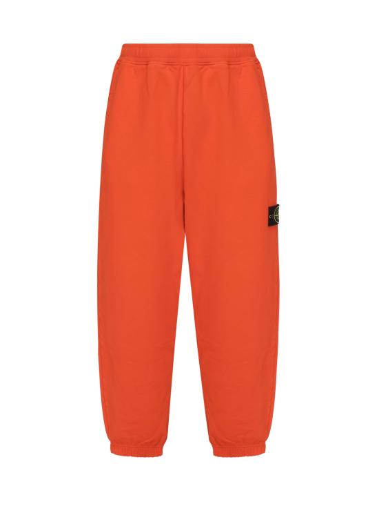 25FW 스톤 아일랜드 6200004  코튼 플리스 루즈 핏 조거 트레이닝/조거 팬츠 K2S156200004 S0A20V0018 Orange