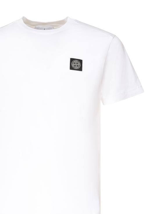 25FW 스톤 아일랜드 반팔 티셔츠 K2S152100027 S0013V0001 White - STONE ISLAND