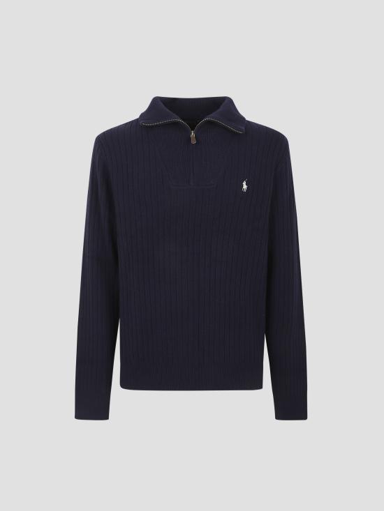 25FW 폴로 랄프로렌 긴팔 티셔츠 710974167 001 HUNTER NAVY