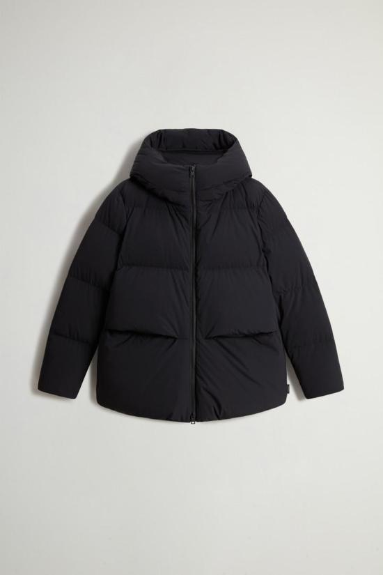 25FW 울리치 숏패딩 CFWWOU2036FRUT3107 100 BLACK