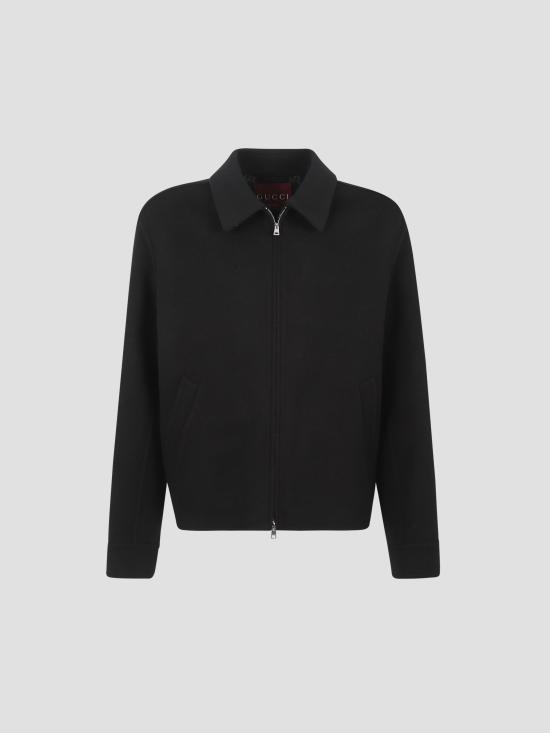 25FW 구찌 울 블랙 자켓 794813Z7AON 1120 BLACK GREY MC