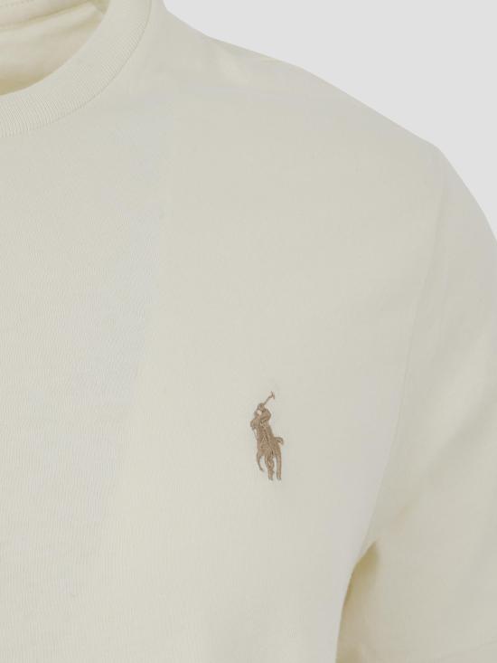 25FW 폴로 랄프로렌 반팔 티셔츠 710671438 350 PARCHMENT CREAM C8634 - POLO RALPH LAUREN