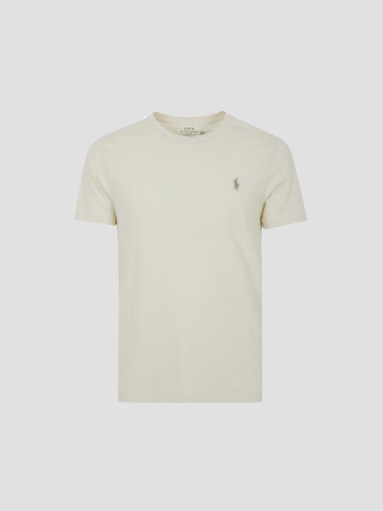 25FW 폴로 랄프로렌 반팔 티셔츠 710671438 350 PARCHMENT CREAM C8634