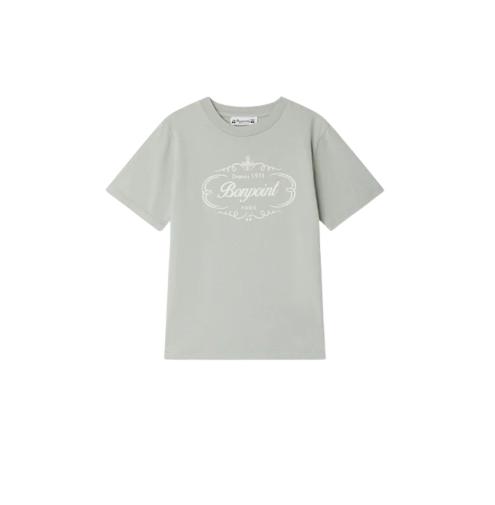 25FW [키즈] 봉쁘앙 티셔츠 W05KTSK00001 155 Light Blue