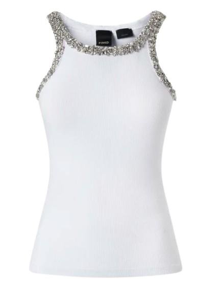 25FW 핑코 민소매 티셔츠 CORIANDOLI104109 A2TMZ04 Black