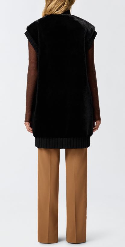 25FW 핑코 베스트 GENOVESE105402 A2PIZ99 Black - PINKO