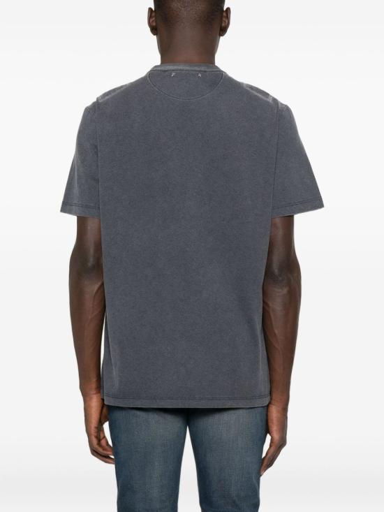 25FW 골든구스 반팔 티셔츠 GMP01220 P00213650100 Blue - GOLDEN GOOSE