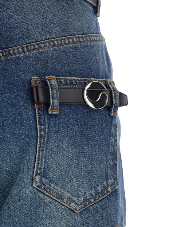 25FW 코페르니 스트레이트 팬츠 COPP137F2022BLKBLU Multicolor - COPERNI