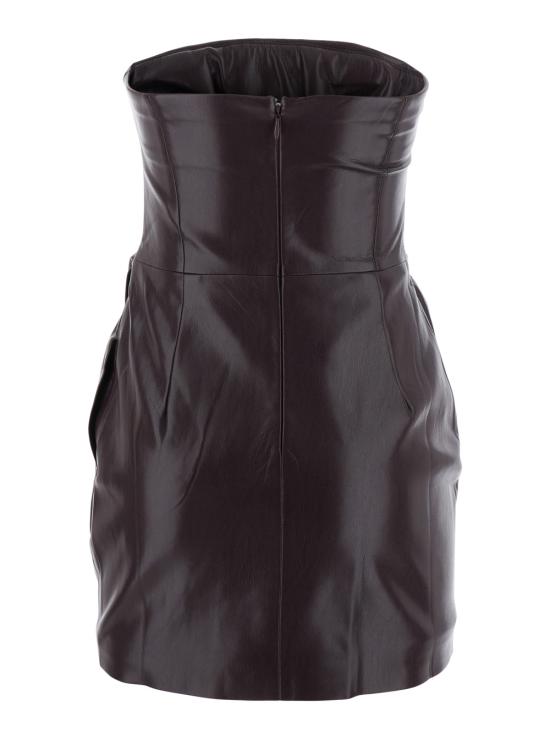 25FW 안다마네 숏 원피스 T180181ATNP152375 Bordeaux - ANDAMANE