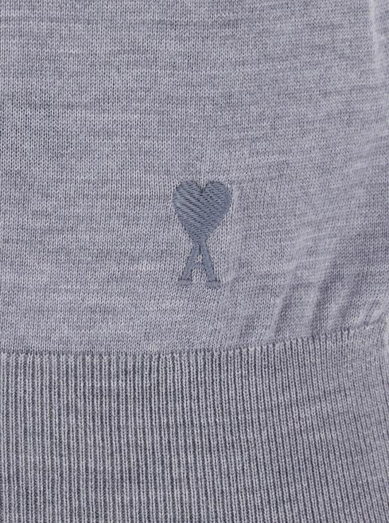 25FW 아미 반팔 티셔츠 FPL412KN0066050 Grey - AMI