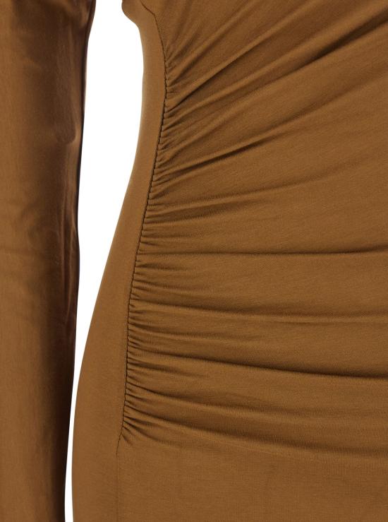 25FW 안다마네 숏 원피스 T180122ATJV053418 Brown - ANDAMANE