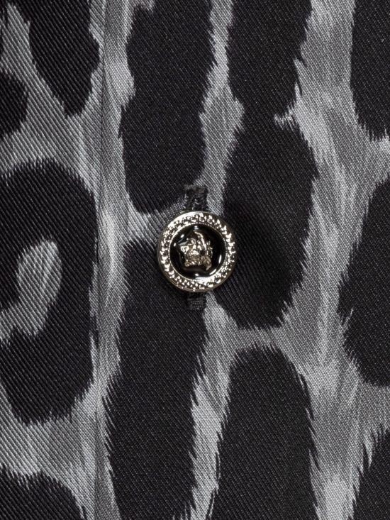 25FW 베르사체 긴팔 셔츠 10198861A15853 5E050 GREY BLACK - VERSACE