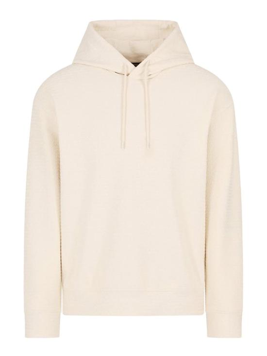 26SS 엠포리오 아르마니 후드 티셔츠 EM001007AF13700U1088 Cream