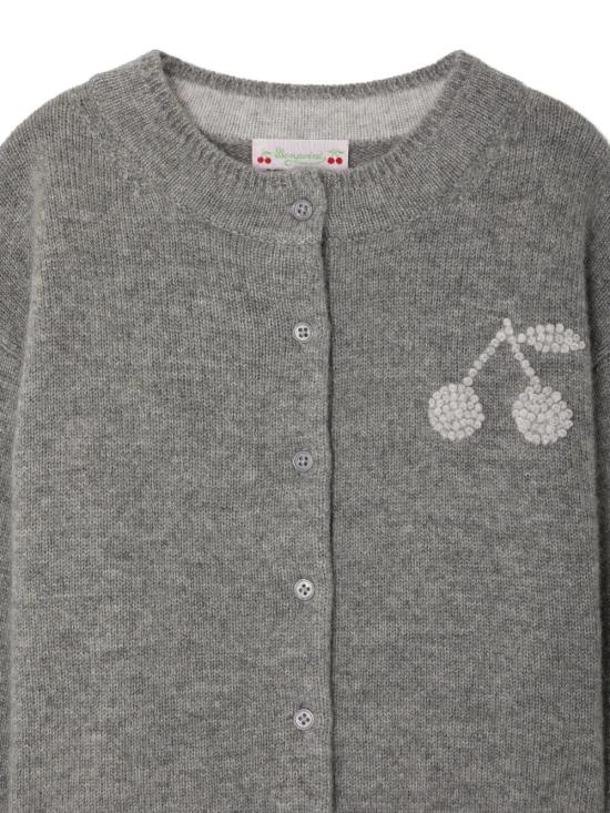 25FW [키즈] 봉쁘앙 가디건 W05GCAK00028 194A MEDIUM CHINA GREY - BONPOINT