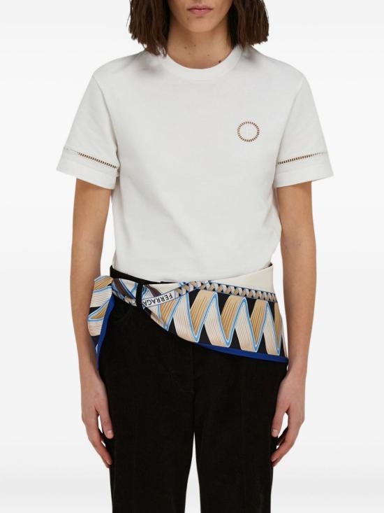 25FW 살바토레 페라가모 머플러/스카프 321139 785435003 Ivory - SALVATORE FERRAGAMO