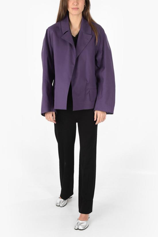  마르지엘라 바이커 자켓 S29AM0245 S48597 393 Violet - MAISON MARGIELA