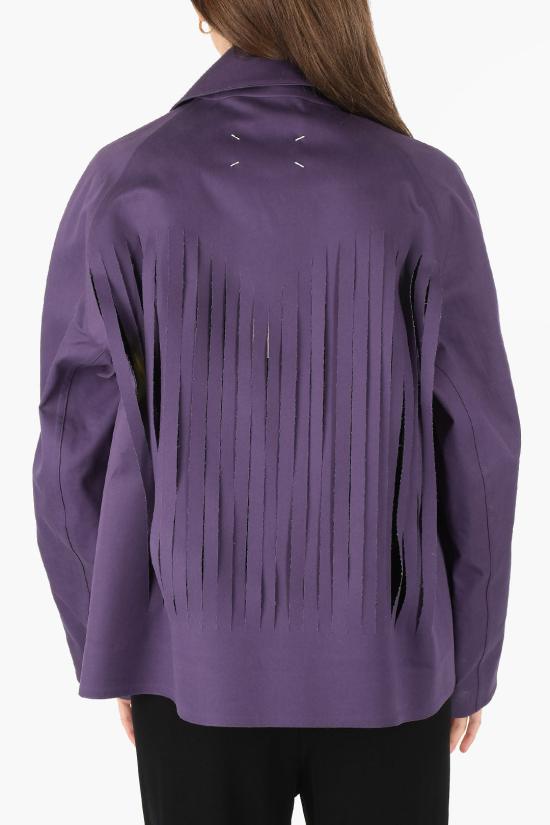  마르지엘라 바이커 자켓 S29AM0245 S48597 393 Violet - MAISON MARGIELA