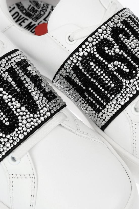  모스키노 스니커즈 JA15013G1DIA0100 White - MOSCHINO