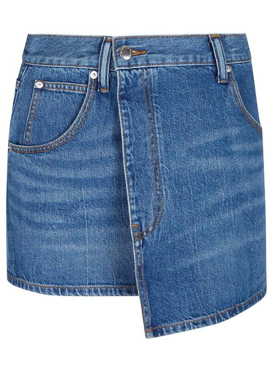 25SS 알렉산더 왕 데님 스커트 4DC2255721 BLUE