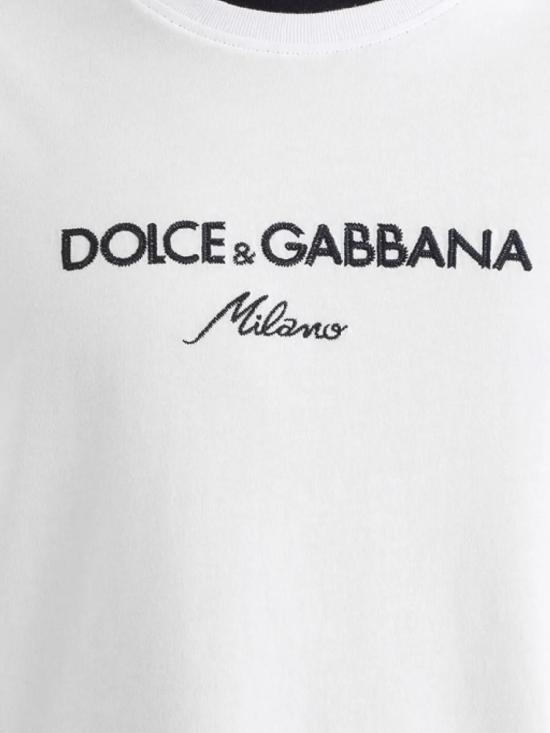 25FW 돌체앤가바나 반팔 티셔츠 G8ST6ZG7PCGW0800 WHITE - DOLCE & GABBANA