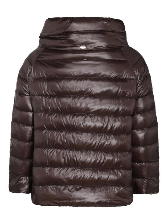 25FW 에르노 소피아 레귤러 핏 케이프 다운 자켓 PI0046DIC12017Z8800 Brown - HERNO