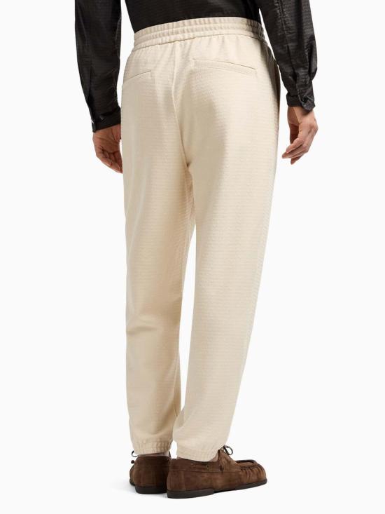 26SS 엠포리오 아르마니 스트레이트 팬츠 EM001106AF13700U1088 Cream - EMPORIO ARMANI