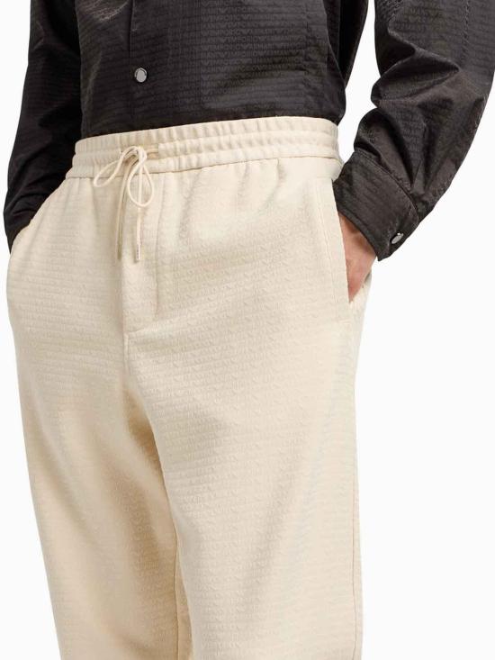 26SS 엠포리오 아르마니 스트레이트 팬츠 EM001106AF13700U1088 Cream - EMPORIO ARMANI