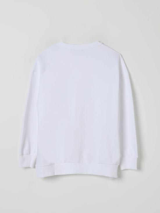 25FW [키즈] 발망 풀오버 BX4A70Z3183 100MC White - BALMAIN