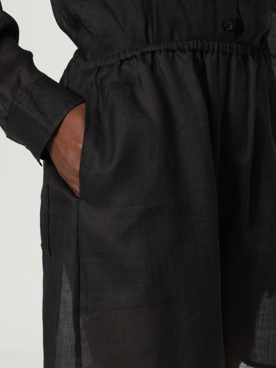 25FW 토템 숏팬츠 253WRB0321FB0434 001 Black - TOTEME