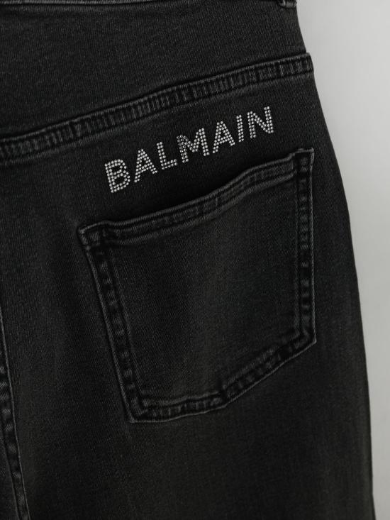 25FW [키즈] 발망 진 BX6B60D0004 930AG Black - BALMAIN