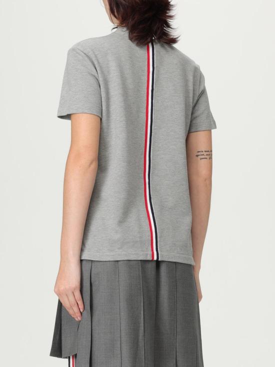 25FW 톰브라운 반팔 티셔츠 FJS013A00050 055 Grey - THOM BROWNE