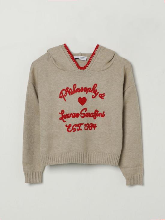 25FW [키즈] 필로소피 풀오버 I9F6086058 P002 Ecru