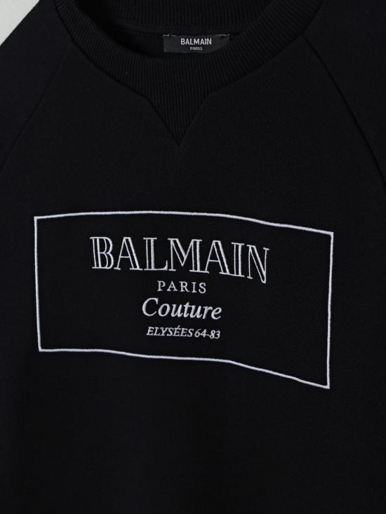 25FW [키즈] 발망 풀오버 BX4P80Z3183 930BC Black - BALMAIN