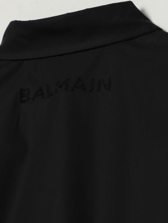 25FW [키즈] 발망 셔츠 BX5A20P0536 930AG Black - BALMAIN