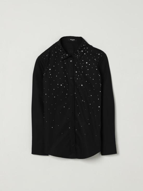 25FW [키즈] 발망 셔츠 BX5A20P0536 930AG Black