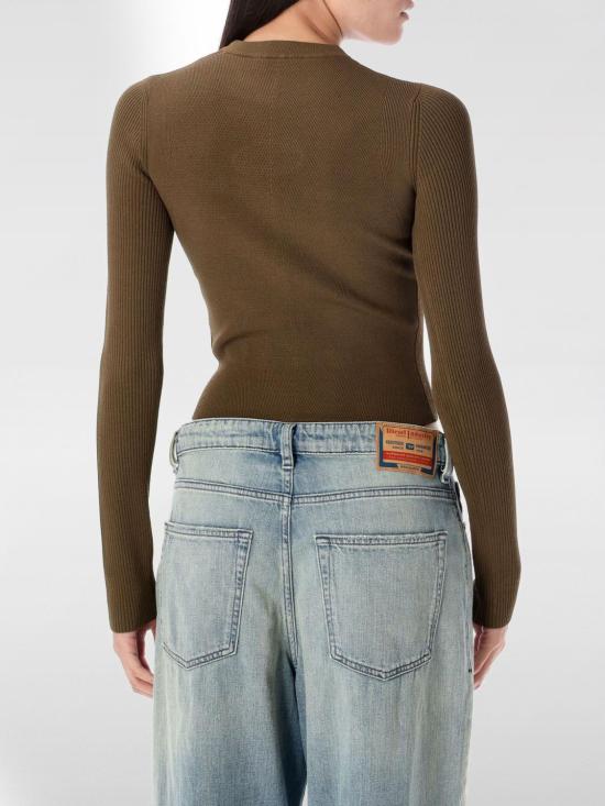 25FW 디젤 스웨터 A153280DLAX 5FP Kaki - DIESEL