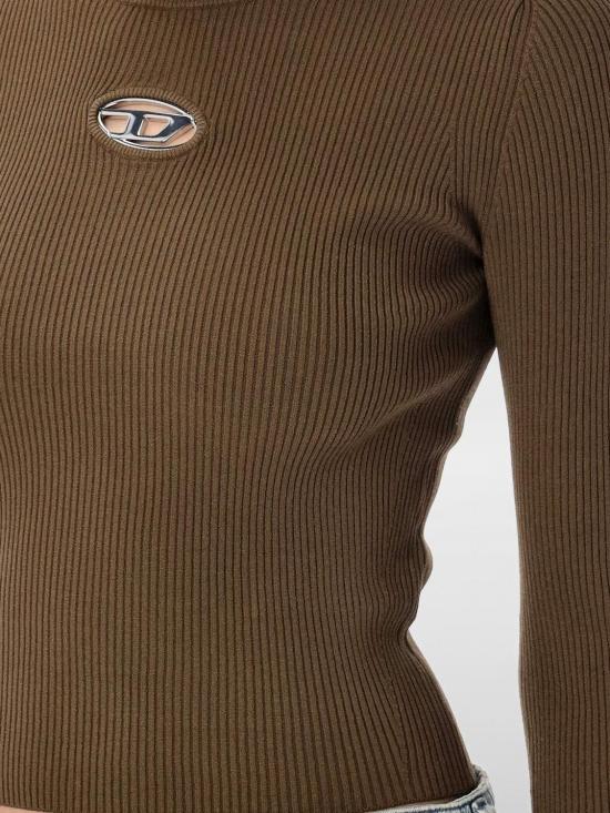 25FW 디젤 스웨터 A153280DLAX 5FP Kaki - DIESEL