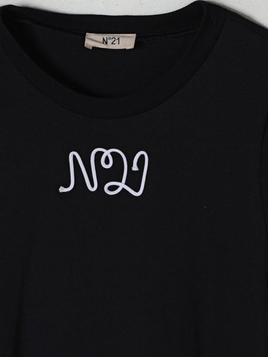 25FW [키즈] 누메로벤투노 티셔츠 N2105JN0153 0N900 Black - N°21