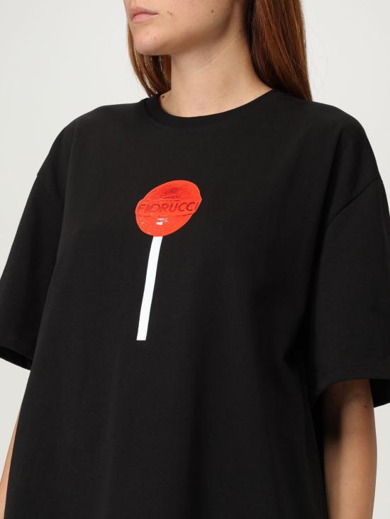 25FW 피오루찌 반팔 티셔츠 W02FPTSH103CJ01 BK02 Black - FIORUCCI