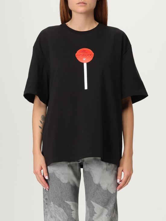 25FW 피오루찌 반팔 티셔츠 W02FPTSH103CJ01 BK02 Black